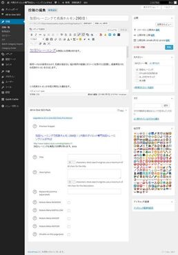 大阪の加圧トレーニングスタジオサイトへのWordpressによるブログ機能追加の画面2